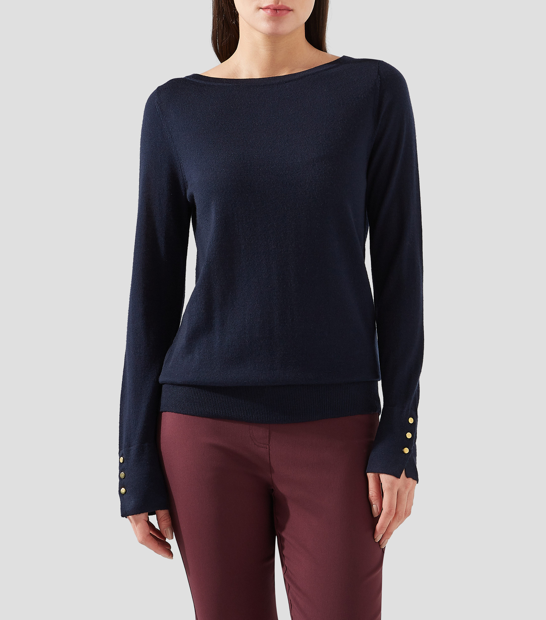 Suéter cuello redondo Mujer